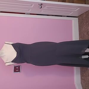 Azazie Charcoal High Low Dress